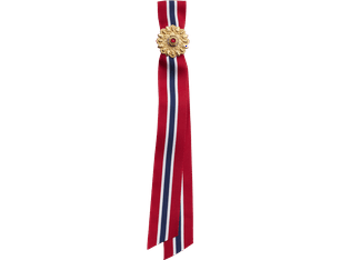 17th of May Ribbon with Removable Sølje Pin, Silver Gilt