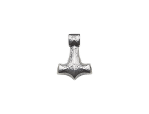 Naglfar Thor&#039;s Hammer Silver Pendant, Big