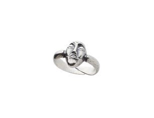 Man Ring, Oxidized Silver