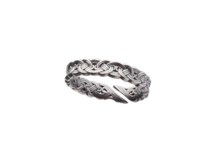 Braided Ring, Silver