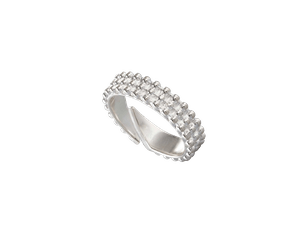 Bud Ring, Silver